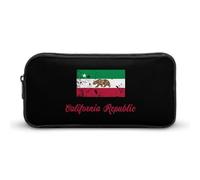 California Republic Bear Large Capacity Pencil Case | Pen Holders Stationery Bag Office Men Women