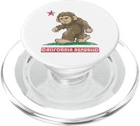 California Republic Bigfoot Flag Sasquatch Squatch Funny PopSockets PopGrip for MagSafe