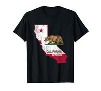 California Republic Flag - Distressed Design Style - Classic Value Graphic T-Shirt