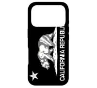 California Republic Flag in Gray Case for iPhone 17 Pro