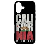 California Republic Flag postcard style Case for iPhone 17