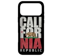 California Republic Flag postcard style Case for iPhone 17 Pro Max
