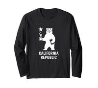 California Republic Flag Tech Entrepreneur Innovator Bear Long Sleeve T-Shirt