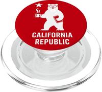 California Republic Flag Tech Entrepreneur Innovator Bear PopSockets PopGrip for MagSafe