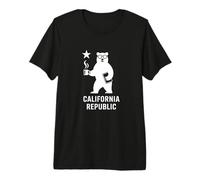 California Republic Flag Tech Entrepreneur Innovator Bear Premium T-Shirt