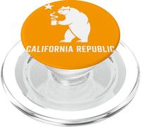 California Republic Flag Tech Startup Entrepreneur Bear Fun PopSockets PopGrip for MagSafe