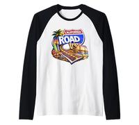California Road Trip Raglan Baseball Tee