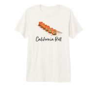 California Roll Sushi Rice Asian Food Japanese Cuisine Kawai Premium T-Shirt