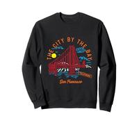 California San Francisco Skyline City By The Bay Vintage Sweatshirt