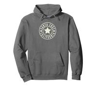 California Santa Cruz Retro Vintage Pullover Hoodie, Adult Unisex, Asphalt Grey, Large