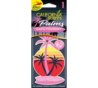 California Scents AC CS Ambientador Coche Palmera Papel 1UD Fresa