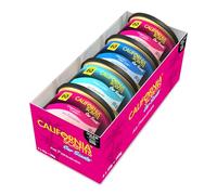 California Scents, Car Air Fresheners Can, Assorted Scents, Pack of 4, Strong Adjustable Long-Lasting Fragrance, Eliminates Odour