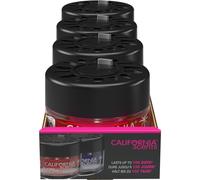 California Scents Gel Plus Car Air Freshener, Coronado Cherry Scent, 4 Count