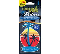 California Scents Palm Tree Air freshener - Newport New Car - 1 piece