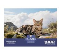 California Spangled, 1000-piece Puzzle, Leisure And Mental Challenge in One, Perfect for Collectors Or Art Lovers, Suitable for Ages 10+, Pet Cat, 70x50cm/1000pcs