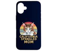 California Spangled Cat Mom Funny Retro Cat Owner Lover Case for iPhone 16 Plus