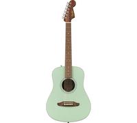 Fender California Standard Redondo Mini Acoustic Guitar with Bag Spruce Top Surf Green