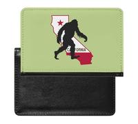 California State Bigfoot Slim Passport Holder Credit Card Cover Travel Essentials Wallet
