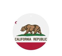 California State Flag Printing 10 Pcs Air Freshener Cards,Car Scented Hanging Sheets Air Freshener Set For Car Decoration