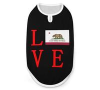 California State Lover Funny Dog Vest Cute Sleeveless Pet Shirt Pullover Cats T-Shirts Tank Tops S