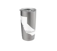 California State Map Outline Stainless Steel Insulated Tumbler