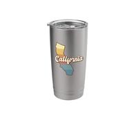California State Map Stainless Steel Insulated Tumbler