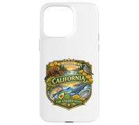California State Symbols Novelty Graphic Design Souvenir Case for iPhone 15 Pro Max