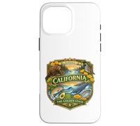 California State Symbols Novelty Graphic Design Souvenir Case for iPhone 16 Pro Max