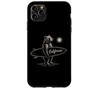 California Surf Bear Retro Beach Coastal Lifestyle Graphic Case for iPhone 11 Pro Max