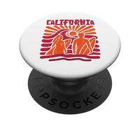California Surfing Beach s Retro Beach Crew PopSockets Adhesive PopGrip