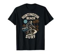 California Surfing Huntington Beach Surf Retro Mens Surfs Up T-Shirt