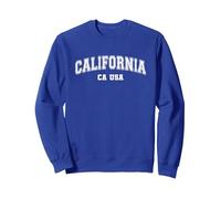 California Sweatshirt, Adult Unisex, Royal Blue, X-Large