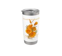California Territory Flower The Poppy Stainless Steel Insulated Tumbler