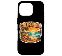 California The Golden State Souvenir Visitor Memorabilia Case for iPhone 16 Pro