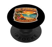 California The Golden State Souvenir Visitor Memorabilia PopSockets Adhesive PopGrip