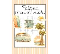 California Themed Crossword Puzzle Book: 50+ Puzzles | 6x9