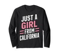 California USA State Just A Girl From California Long Sleeve T-Shirt
