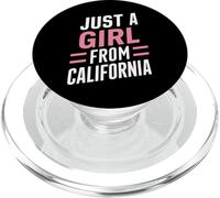 California USA State Just A Girl From California PopSockets PopGrip for MagSafe