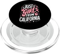 California USA State Just A Girl From Carlifornia PopSockets PopGrip for MagSafe