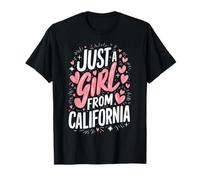 California USA State Just A Girl From Carlifornia T-Shirt
