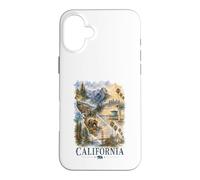 California Watercolor Landscape Travel Nature Design Case for iPhone 16 Plus