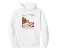 California Where Cliffs Hold Breath & Tides Never Leave Pullover Hoodie