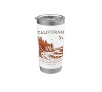 California Where Cliffs Hold Breath & Tides Never Leave Stainless Steel Insulated Tumbler