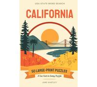 California Word Search: 50 Large-Print Themed Word Search Puzzles, Each with a Fun Fact - for Adults and Seniors (USA State Word Search)
