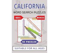 California Word Search Book: Brain-building word searches with easy to read print about the Golden State!