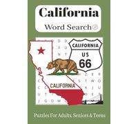 California Word Search Puzzle Book: 6x9 inches, 110 pages | 50+ Puzzles.