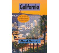 California Word Search Puzzle Book: Word Searches with Easy to Read Print about California, Cities, Landmarks, Parks and More | 6 X 9 inches, 110 ... … Gift for Travel, Holidays, and Relaxation