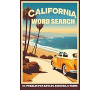 California Word Search Puzzle Book: Word Searches with Easy to Read Print about California, Landmarks, Cities, and More | 6x9 inches, 110 pages | 50+ ... for Vacations, Holidays, and Birthdays