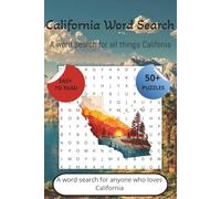 California word search: Word searches with easy to read print about California, things Californians love, things Californians do, and more. {6x9 ... for vacation, holiday’s, birthday’s, and more