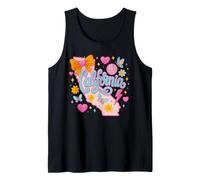 California Y2K Coquette Aesthetic Cute Bow Butterfly Design Tank Top